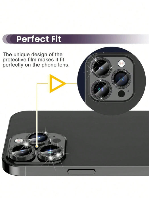 SHEIN 3 protectores de cristal con anillo metálico, compatibles con Apple. - Quierox - Tienda Online