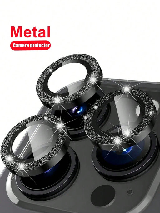 SHEIN 3 protectores de cristal con anillo metálico, compatibles con Apple. - Quierox - Tienda Online