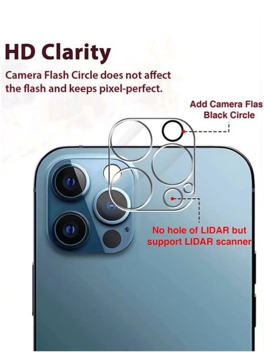 Shein 3 protectores de lente de vidrio templado de cámara compatibles con iPhone 13 pro max - Quierox - Tienda Online