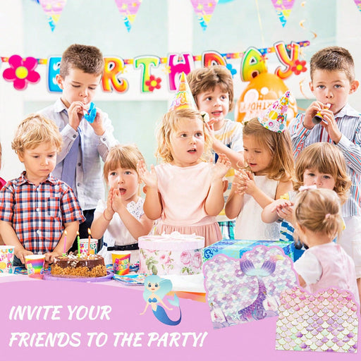 SHEIN 30 Invitaciones De Cumpleaños Para Niñascolores aleatorios - Quierox - Tienda Online