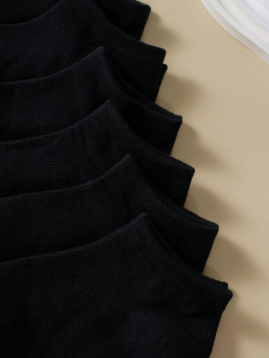 Shein 30 pares Calcetines deportivos clásicos unicolor para niños, cómodos, transpirables y adecuados para usar a diario - Quierox - Tienda Online