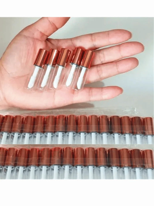 Shein 34 tubos de brillo labial de oro rosa de 1,2 ml para hacer uno mismo - Quierox - Tienda Online