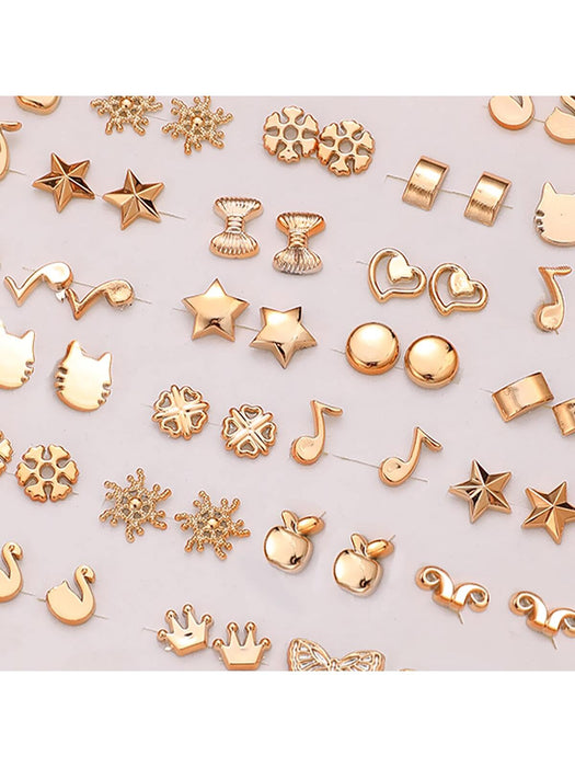 SHEIN 36 pares de pendientes de plástico surtidos para mujer - Quierox - Tienda Online