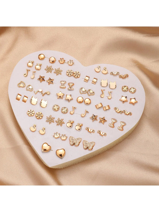 SHEIN 36 pares de pendientes de plástico surtidos para mujer - Quierox - Tienda Online