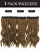 SHEIN 4 extensiones de cabello con clip, ondulado natural, sintético y rizado. - Quierox - Tienda Online