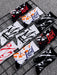 Shein 4 pares de calcetines casuales de barco con estampado de graffiti colorido para hombres - Quierox - Tienda Online