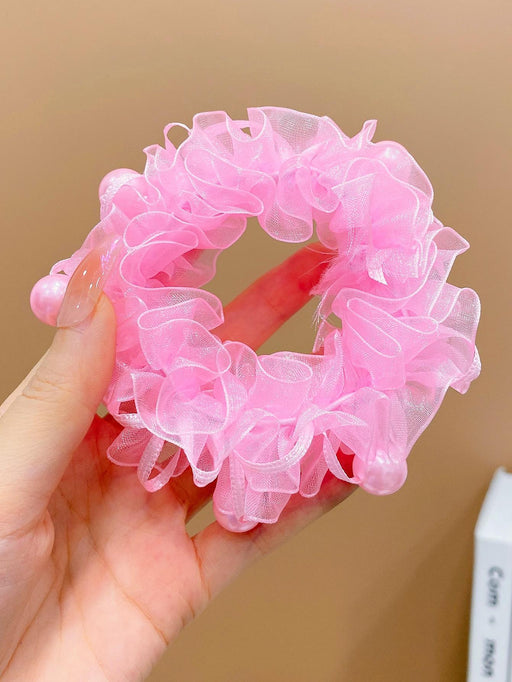 Shein 4 piezas de lazos para el cabello con decoración de perlas sintéticas para niñas - Quierox - Tienda Online