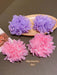 SHEIN 4 piezas de Scrunchies de pelo con flores lindas - Quierox - Tienda Online