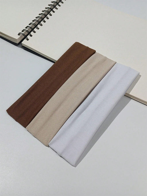 SHEIN 4 piezas Diademas de unicolor adecuadas para ejercicio diario - Quierox - Tienda Online