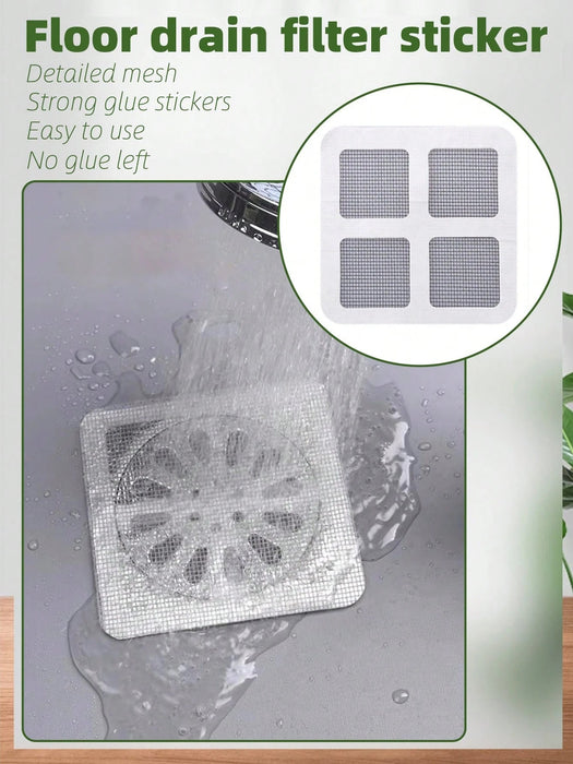 Shein 4 piezas Filtro de cabello para baño, filtro de alcantarilla de cocina - Quierox - Tienda Online