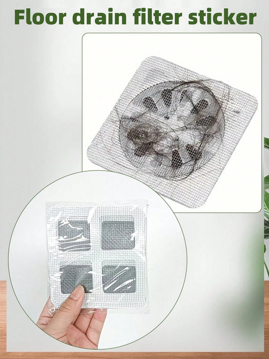 Shein 4 piezas Filtro de cabello para baño, filtro de alcantarilla de cocina - Quierox - Tienda Online