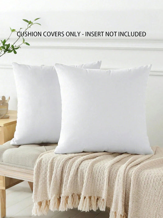 SHEIN 4 piezas Funda de almohada blanca en blanco - Quierox - Tienda Online