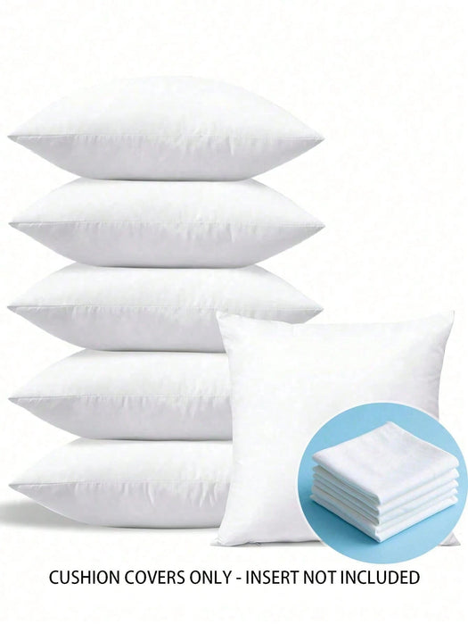 SHEIN 4 piezas Funda de almohada blanca en blanco - Quierox - Tienda Online