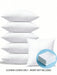 SHEIN 4 piezas Funda de almohada blanca en blanco - Quierox - Tienda Online