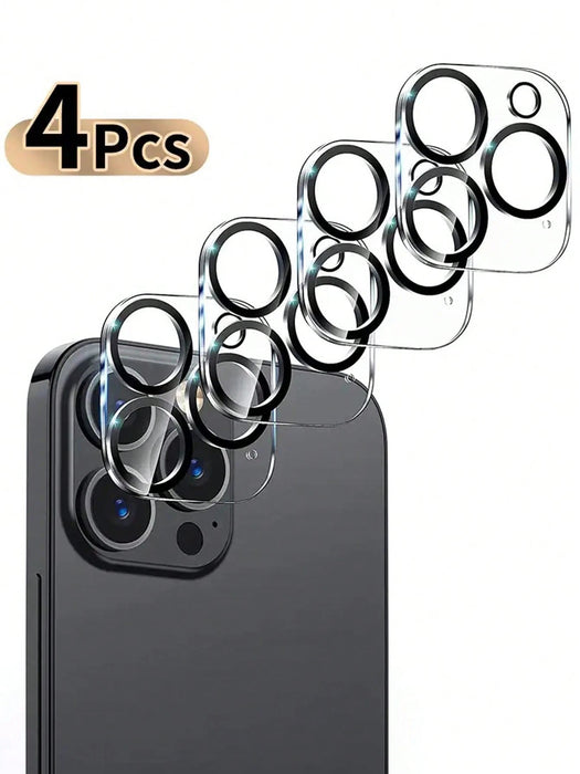 SHEIN 4 piezas Protector de vidrio de cobertura completa compatible iPhone 14 Pro Max - Quierox - Tienda Online