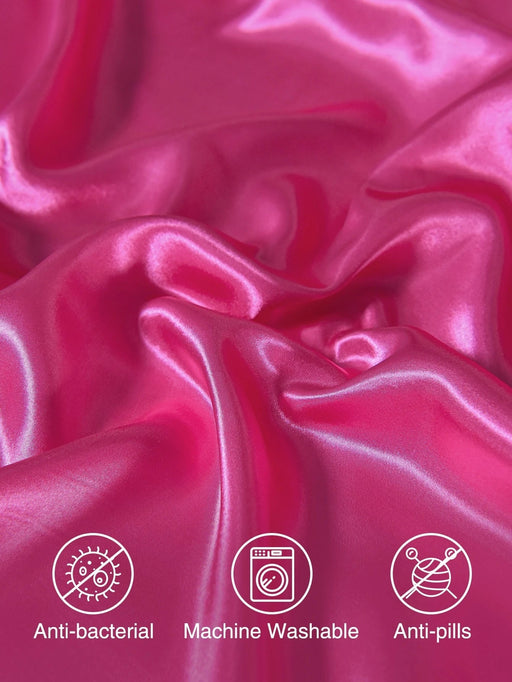 SHEIN 4 piezas Set colcha liso de satén sin relleno - Quierox - Tienda Online