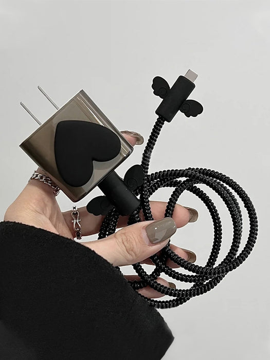 Shein 4 piezas Set de protector de cable de datos & cubierta de cabezal - Quierox - Tienda Online