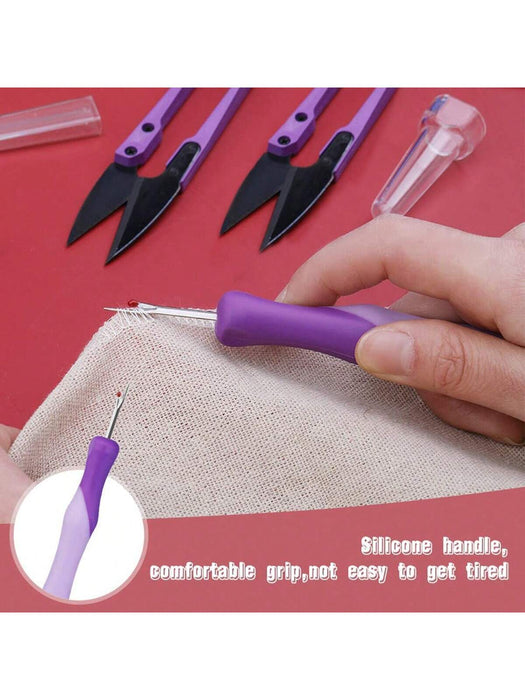 Shein 4 Piezas/set Kit De Herramientas De Costura A Mano Para Bordado De Punto Cruz - Quierox - Tienda Online