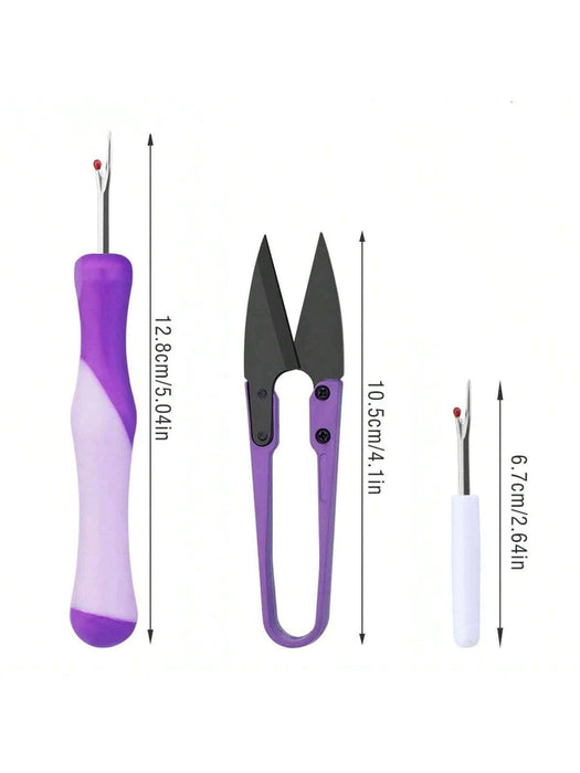 Shein 4 Piezas/set Kit De Herramientas De Costura A Mano Para Bordado De Punto Cruz - Quierox - Tienda Online