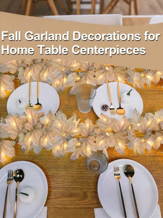 SHEIN 40 LED - Decoración de otoño Guirnalda de otoño con luces Decoraciones - Quierox - Tienda Online