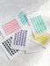SHEIN 40 piezas Pegatinas de colores para cubrir el rostro, color rosa - Quierox - Tienda Online