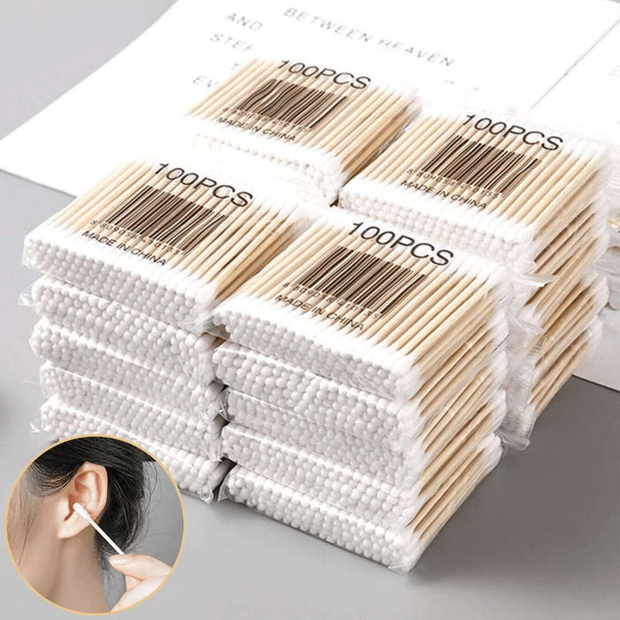 Shein 400 unidades de palitos de limpieza redondos de doble extremo - Quierox - Tienda Online