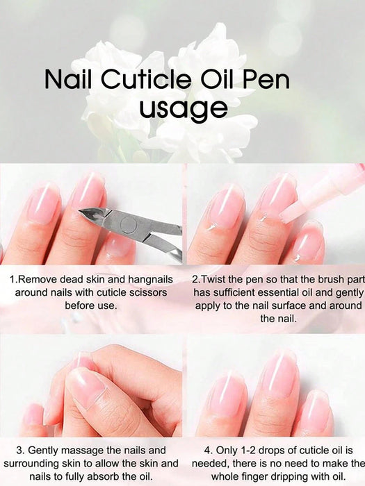 SHEIN 5 bolígrafos de aceite nutritivo para uñas, cuidado de uñas - Quierox - Tienda Online