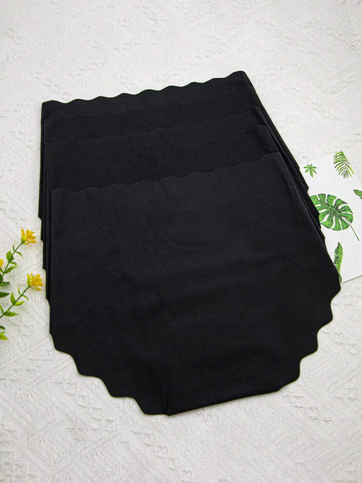 SHEIN 5 braguitas negras sin costuras de talle alto y transpirables - Quierox - Tienda Online