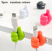 SHEIN 5 organizadores de cables pequeños y coloridos, sin necesidad de perforar. - Quierox - Tienda Online