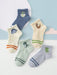 Shein 5 pares de calcetines de media pantorrilla con estampado de dinosaurios y cocodrilos - Quierox - Tienda Online