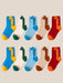 SHEIN 5 pares de calcetines infantiles con diseño de dinosaurio de dibujos animados - Quierox - Tienda Online