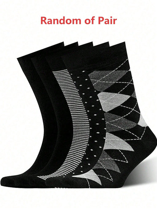 SHEIN 5 pares de calcetines marineros altos de color liso para hombre - Quierox - Tienda Online