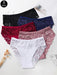 Shein 5 piezas Bragas de bikini de algodón transpirable y cómodo con encaje y cintura sexy para mujer - Quierox - Tienda Online