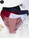 Shein 5 piezas Bragas de bikini de algodón transpirable y cómodo con encaje y cintura sexy para mujer - Quierox - Tienda Online