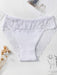 Shein 5 piezas Bragas de bikini de algodón transpirable y cómodo con encaje y cintura sexy para mujer - Quierox - Tienda Online