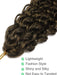 Shein 5 piezas de extensión de cabello sintético rizado de ganchillo Ombre / 24" - Quierox - Tienda Online