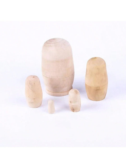 Shein 5 piezas Muñecas rusas anidadas de madera lindas para adolescentes - Quierox - Tienda Online