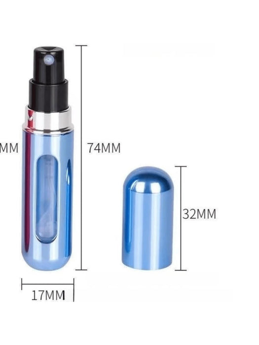 Shein 5 piezas/Juego de 5ml Botellas atomizadoras de perfume rellenables mini al azar - Quierox - Tienda Online