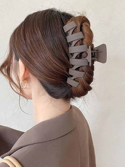 Shein 5 pinzas para el pelo con diseño entrecruzado y ondulado para mujer, estilo informal - Quierox - Tienda Online