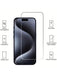 Shein 5 protectores de pantalla de vidrio templado de cobertura completa compatibles con iphone 15 pro - Quierox - Tienda Online
