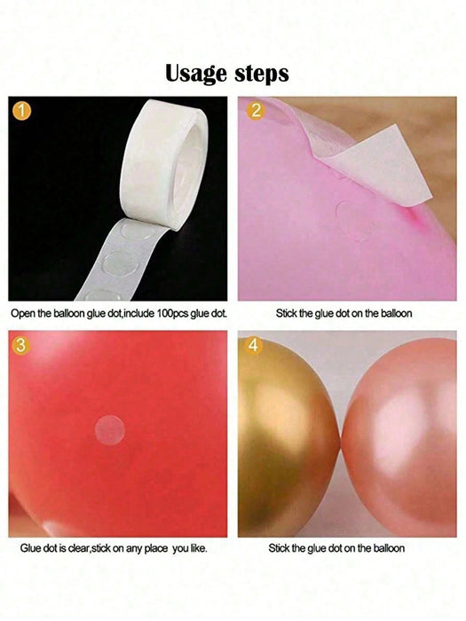 SHEIN 5 Rollo Puntos adhesivos transparentes de doble cara con lunares - Quierox - Tienda Online