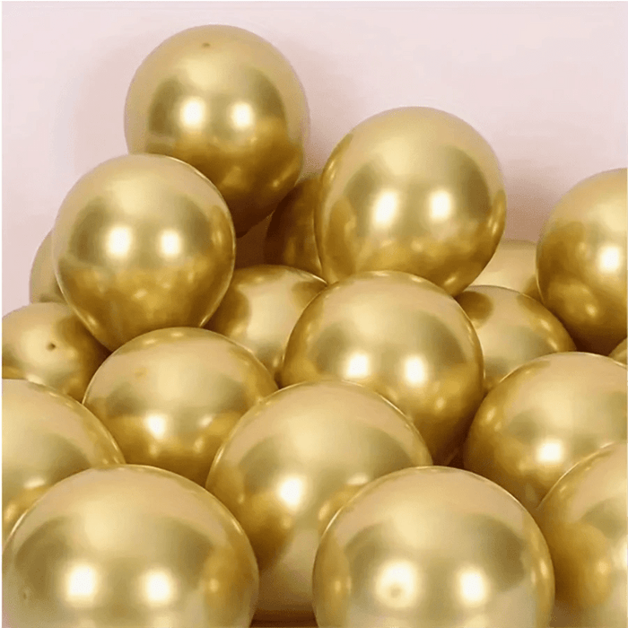 SHEIN 50 Globos de metal cromado , decoración de graduación, cumpleaños - Quierox - Tienda Online