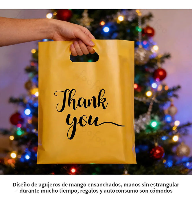 SHEIN 50 Gracias Bolsa Boutique, Bolsa De Embalaje Regalo - Quierox - Tienda Online