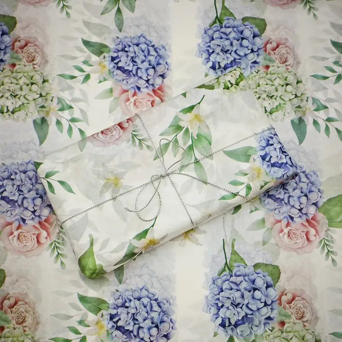 SHEIN 50 Hojas de Papel de Seda con Diseño de Hortensia y flor - Quierox - Tienda Online