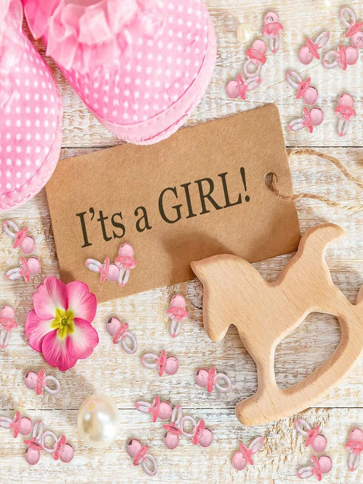 SHEIN 50 Mini chupetes acrílicos para bebé para decoración de baby shower, para mesas - Quierox - Tienda Online