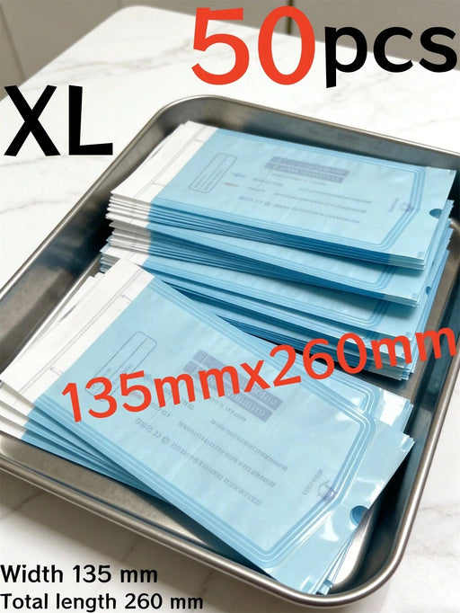 SHEIN 50 piezas Bolsas de esterilización resistentes a altas temperaturas para herramientas - Quierox - Tienda Online