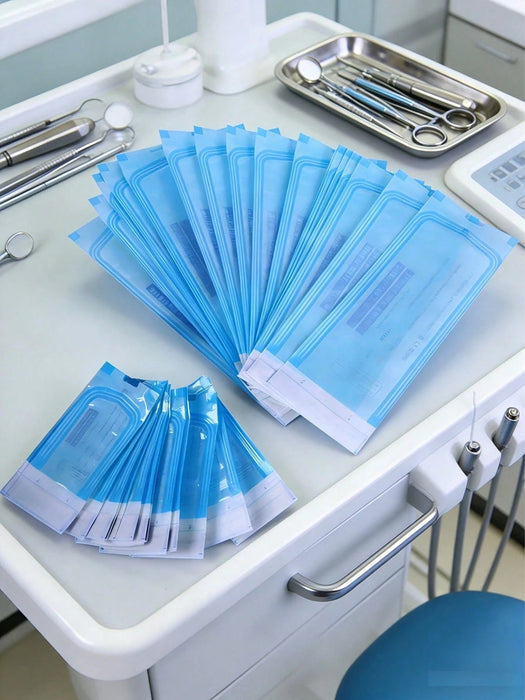 SHEIN 50 piezas Bolsas de esterilización resistentes a altas temperaturas para herramientas - Quierox - Tienda Online