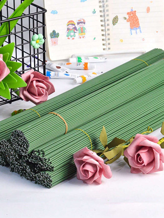 Shein 50 piezas de alambre de tallo verde para manualidades - Quierox - Tienda Online