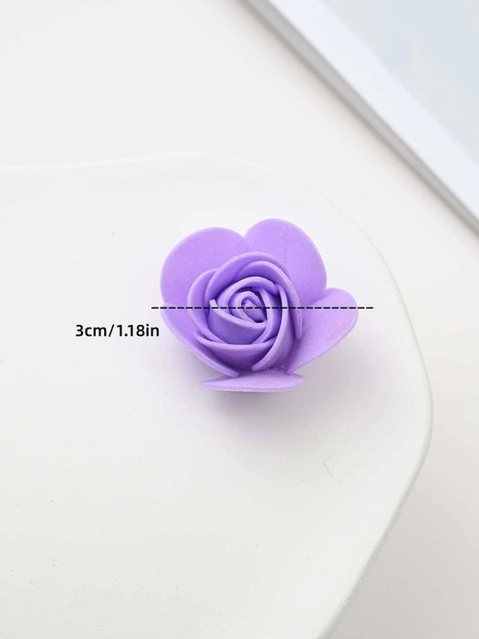 Shein 50 piezas de cabeza de flor artificial de PE, flor artificial - Quierox - Tienda Online