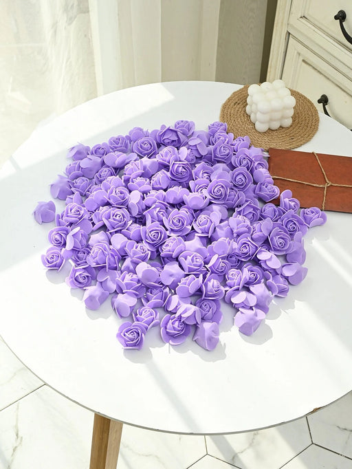 Shein 50 piezas de cabeza de flor artificial de PE, flor artificial - Quierox - Tienda Online